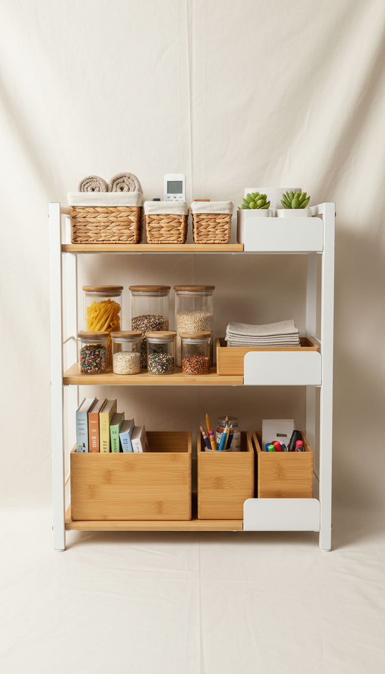 Étagère organiseur modulable