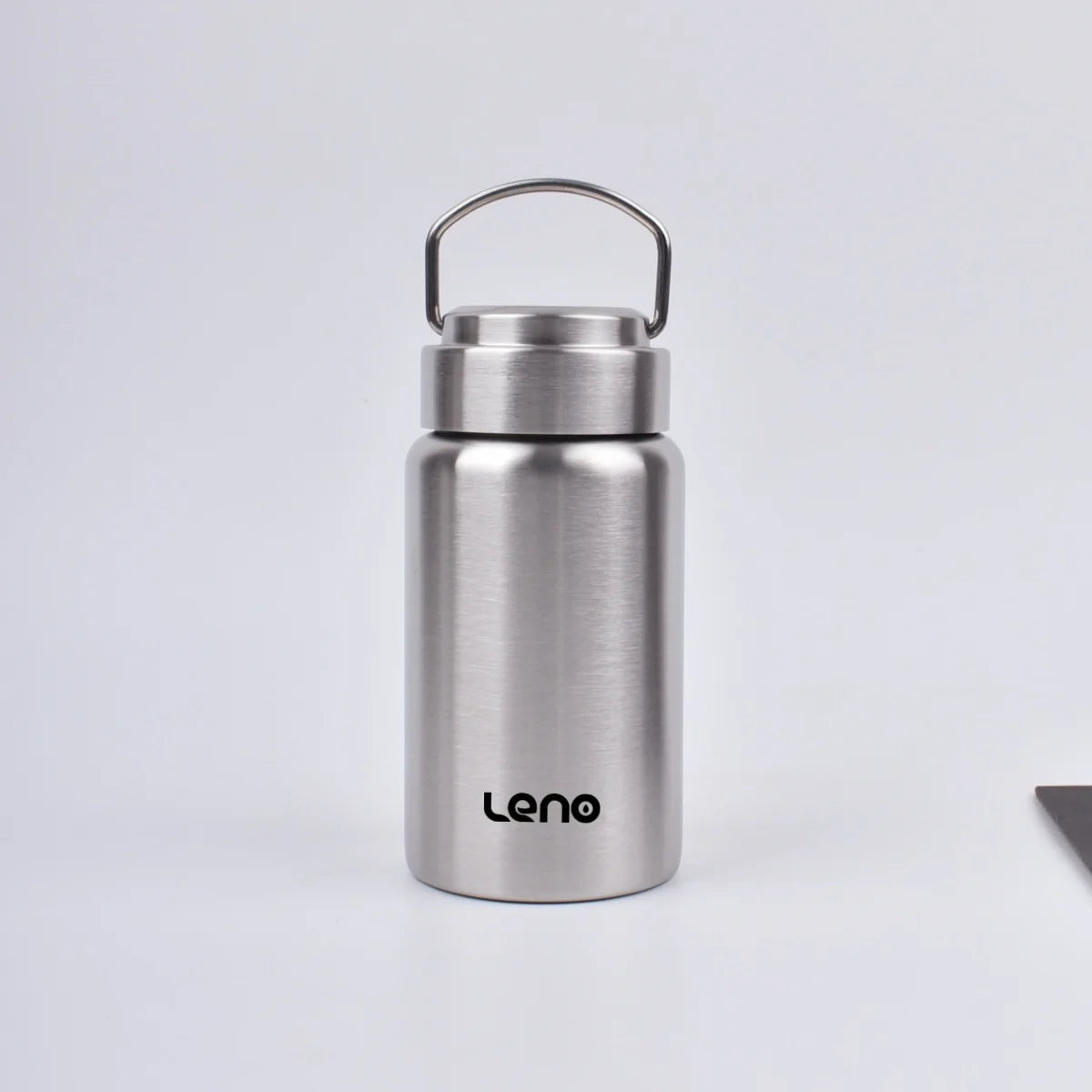 Gourde grande capacité en acier inoxydable simple paroi, robuste, pour camping, sport et salle de gym