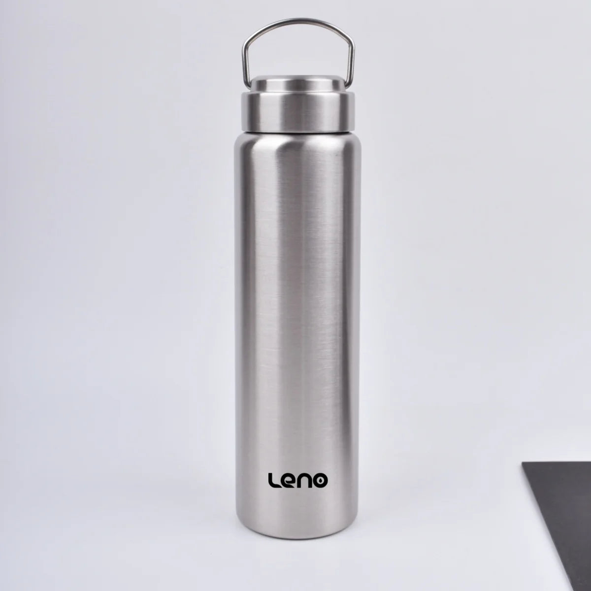 Gourde grande capacité en acier inoxydable simple paroi, robuste, pour camping, sport et salle de gym