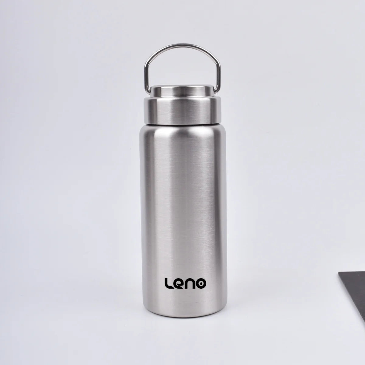 Gourde grande capacité en acier inoxydable simple paroi, robuste, pour camping, sport et salle de gym