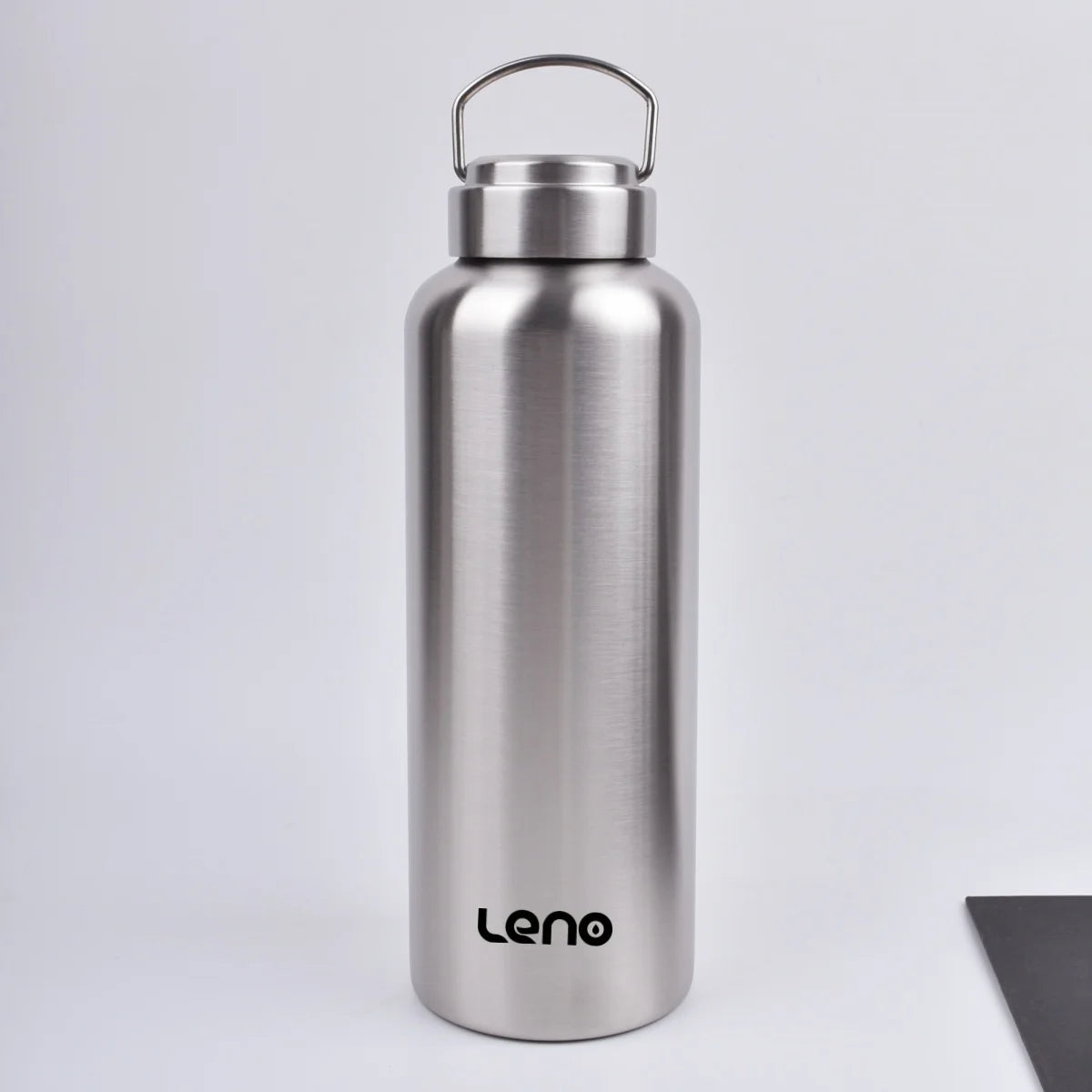 Gourde grande capacité en acier inoxydable simple paroi, robuste, pour camping, sport et salle de gym