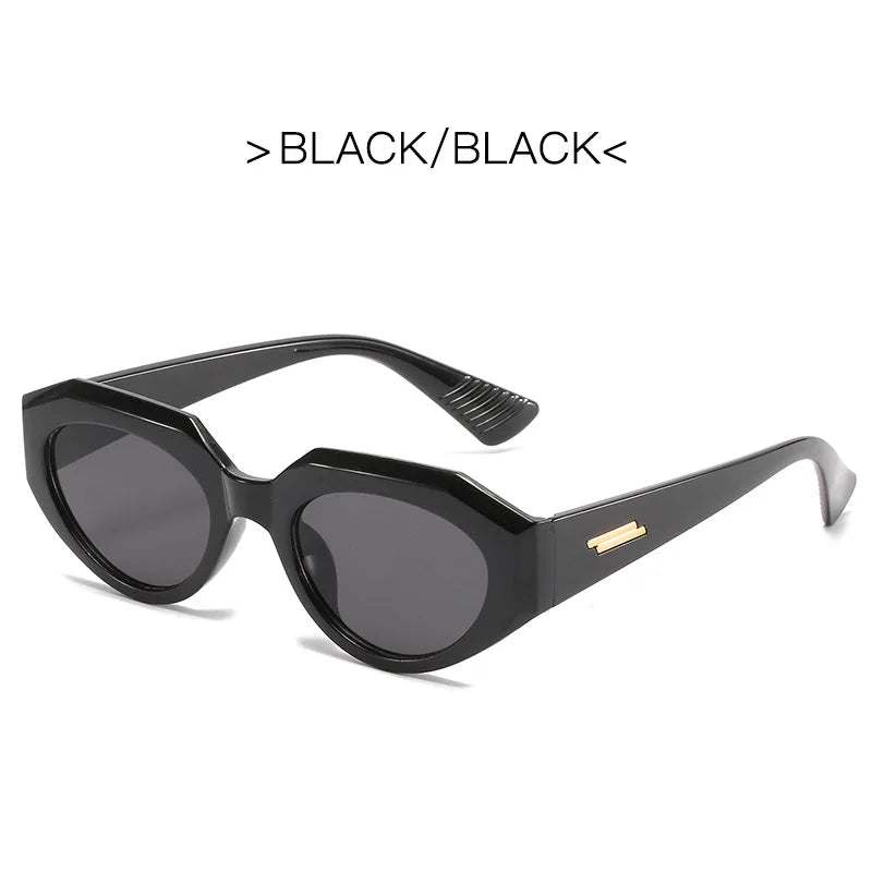 LONSY Cat Eye Sunglasses Women Brand Designer Vintage Rectangle Sun Glasses For Female Fashion Retro Lunette De Soleil Femme