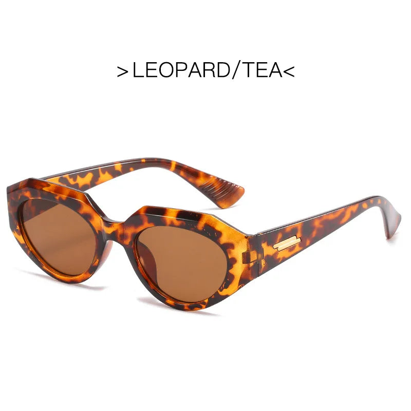 LONSY Cat Eye Sunglasses Women Brand Designer Vintage Rectangle Sun Glasses For Female Fashion Retro Lunette De Soleil Femme