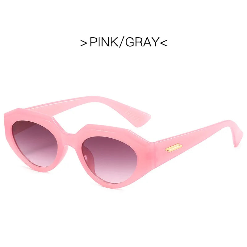 LONSY Cat Eye Sunglasses Women Brand Designer Vintage Rectangle Sun Glasses For Female Fashion Retro Lunette De Soleil Femme