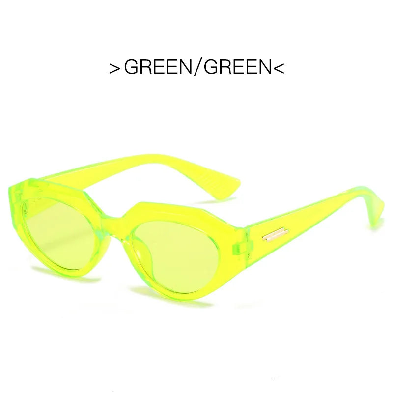 LONSY Cat Eye Sunglasses Women Brand Designer Vintage Rectangle Sun Glasses For Female Fashion Retro Lunette De Soleil Femme
