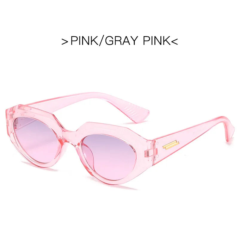 LONSY Cat Eye Sunglasses Women Brand Designer Vintage Rectangle Sun Glasses For Female Fashion Retro Lunette De Soleil Femme