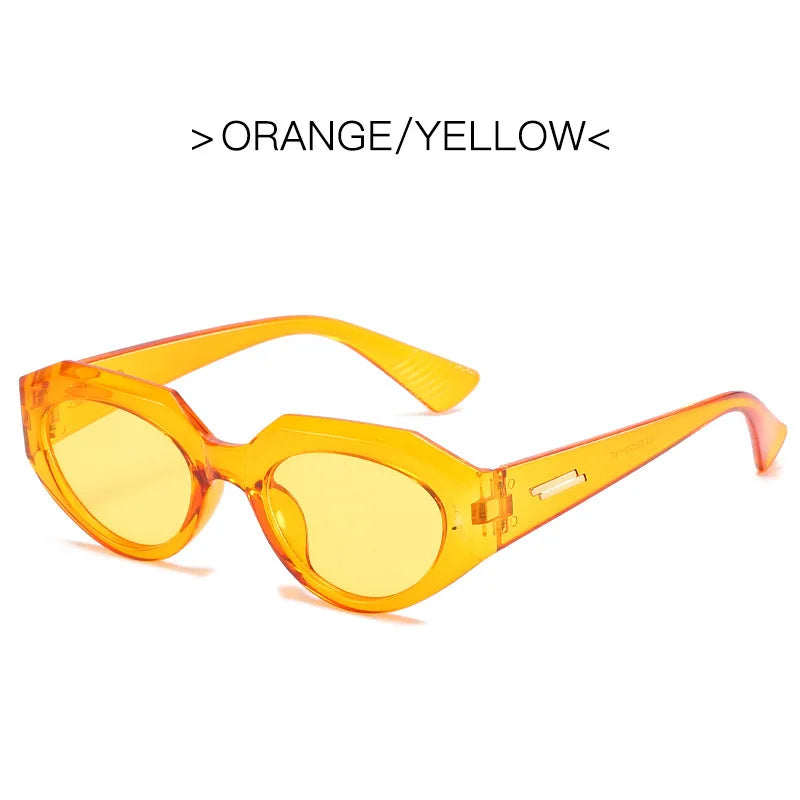 LONSY Cat Eye Sunglasses Women Brand Designer Vintage Rectangle Sun Glasses For Female Fashion Retro Lunette De Soleil Femme