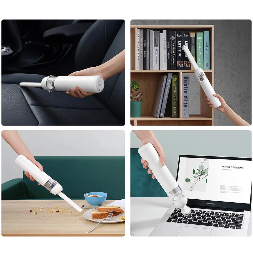 Original NEW MIJIA Portable Handheld Vacuum Cleaner For Home Car Mini Wireless Dust Catcher Collector 13000PA Cyclone Suction CN