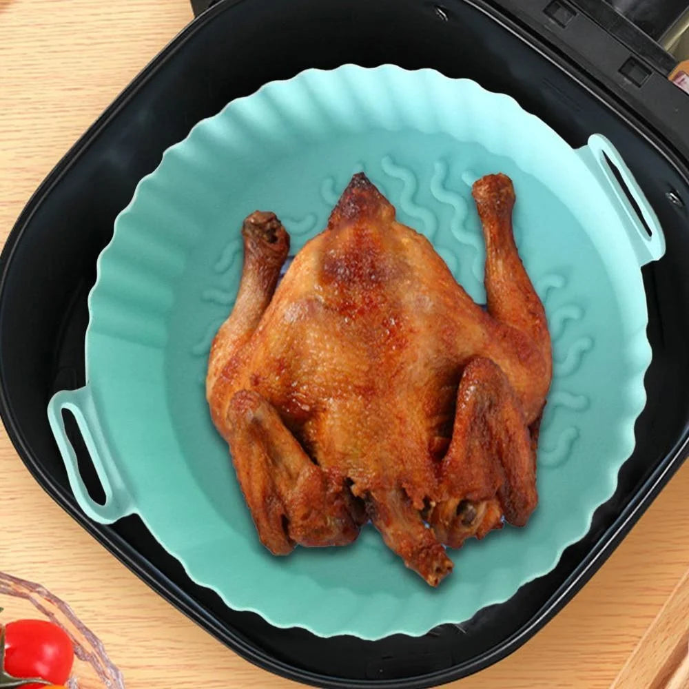 Panier silicone antiadhésif pour air fryer