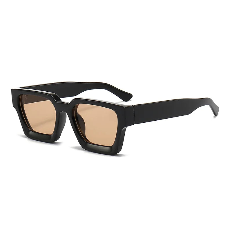 KLASSNUM Men Square Frame Sunglasses 2026 Luxury Brand Designer Sun Glasses Retro Trendy Shades UV400 Unisex Women Glasses New
