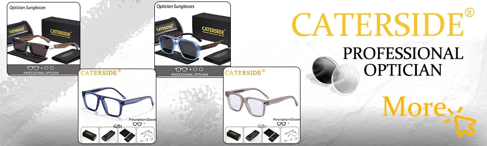 CATERSIDE Round Polarized Sunglasses Men Vintage TR90 Frame High-Quality Sun Glasses for Women Driving Fishing Eyewear UV400