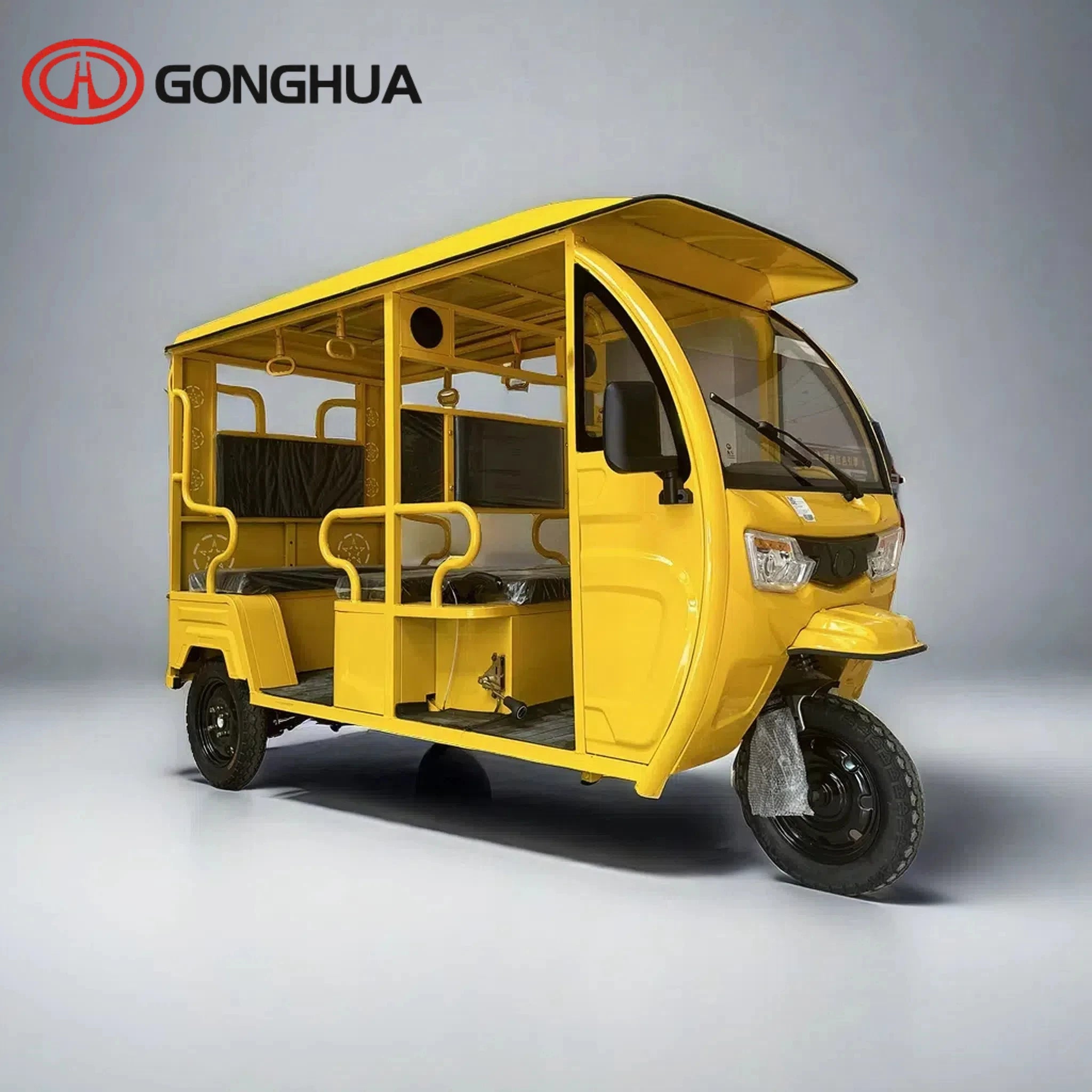 Electric Passenger Tricycle 3-Wheel  MotoTaxi Electric Tricycle Electric TricycleFor 4 Person Open-air Sightseeing Vehicle