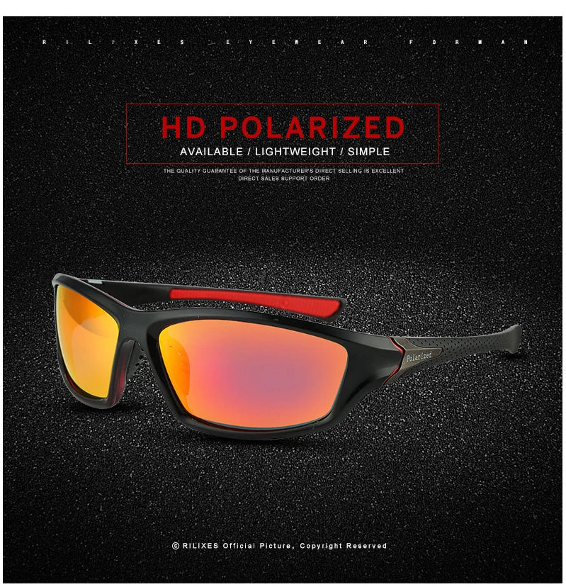 High Definition Polarized Sunglasses for Men Women Outdoor Sport Fishing Sun Glasses UV400 Protection Driving Eyeglasses