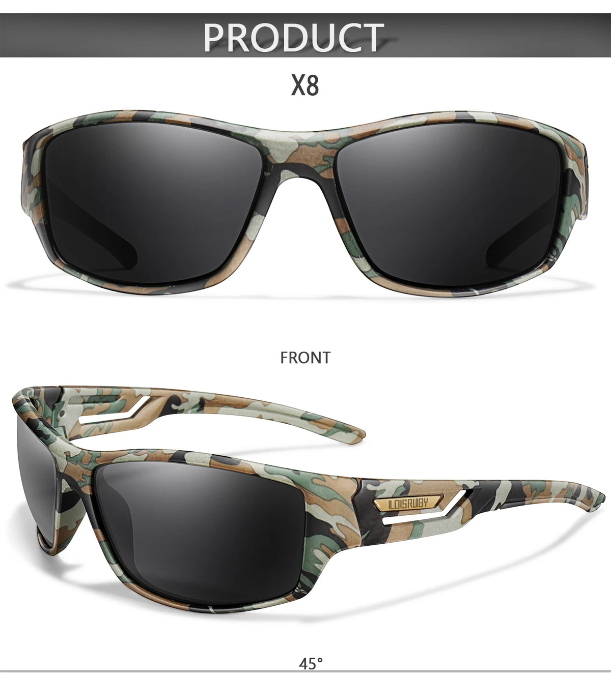 Luxury Square Vintage Polarized Cycling Sunglasses Men Women Fashion Travel Driving Fishing Sun Glasses Male Eyewear UV400