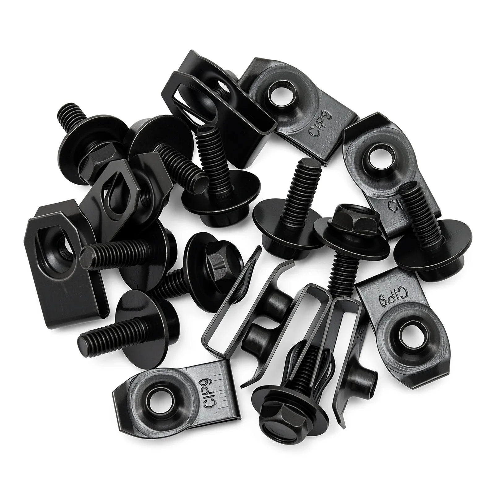 Car Body Bolts U Type Nut Clips Automobile Bumper Fender Rivet Engine Cover Undertray Splash Shield Guard Liner Screws Clips