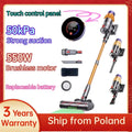 2025 MPQU V18 50kPa 550W Wireless Vacuum Cleaner Touch Control Screen Removable Battery 3 Power Mode Rechargeable Vacuum Cleaner