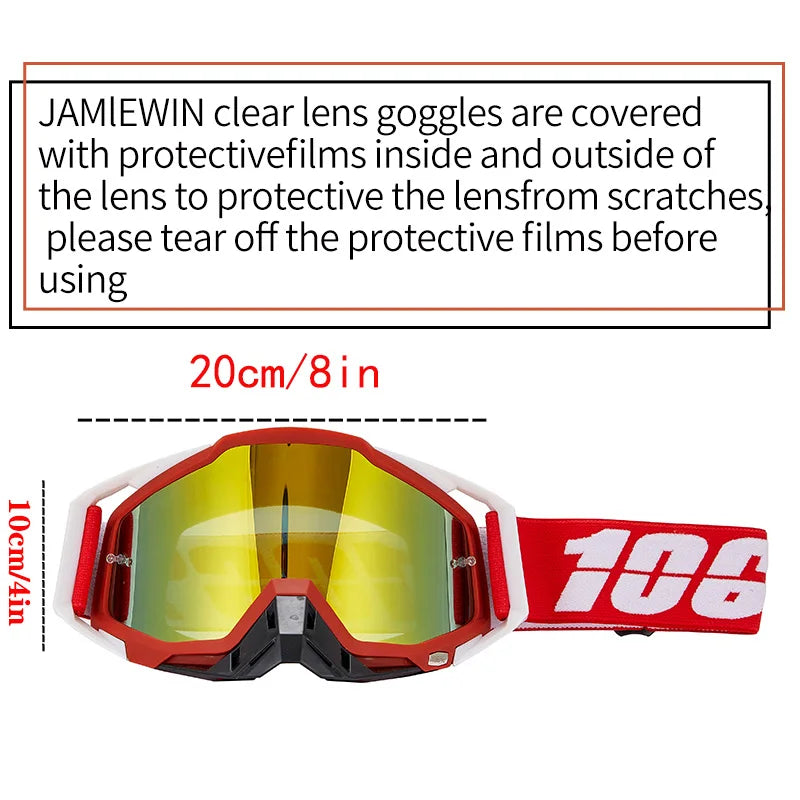 Lunettes de course de motocross pour hommes, lunettes de moto, lunettes de cyclisme, nouveau,