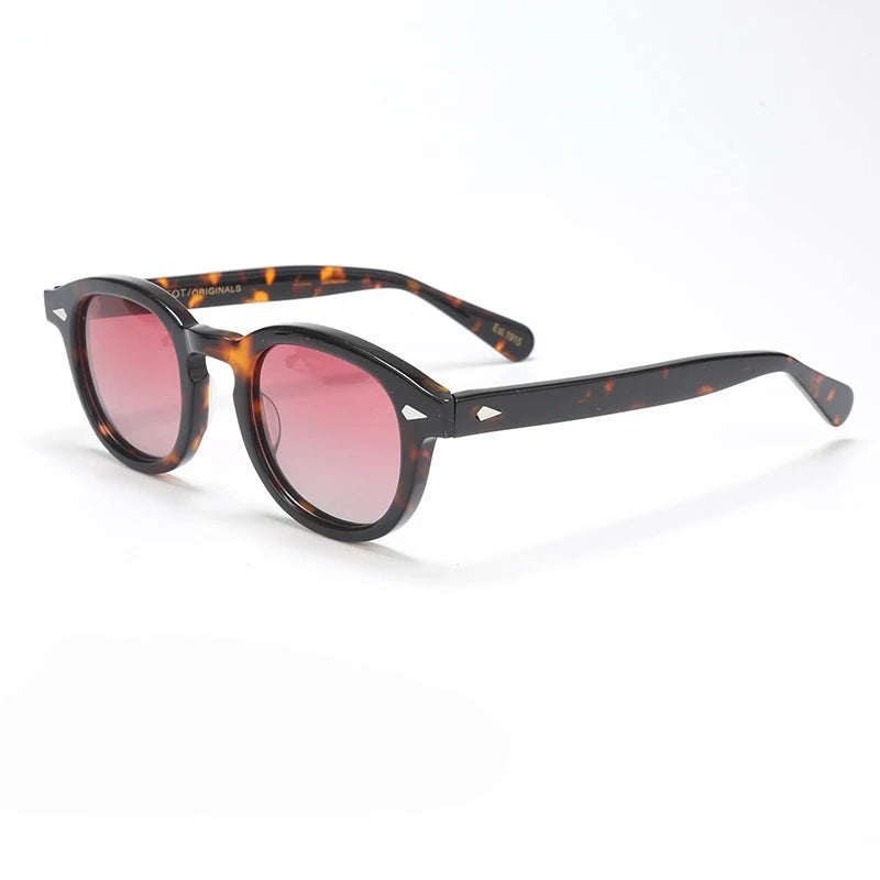 Johnny Depp Sunglasses Men Women Polarized Lemtosh Style Sun Glasses Brand Vintage Acetate Frame For Male Eyeglasses Eyewear