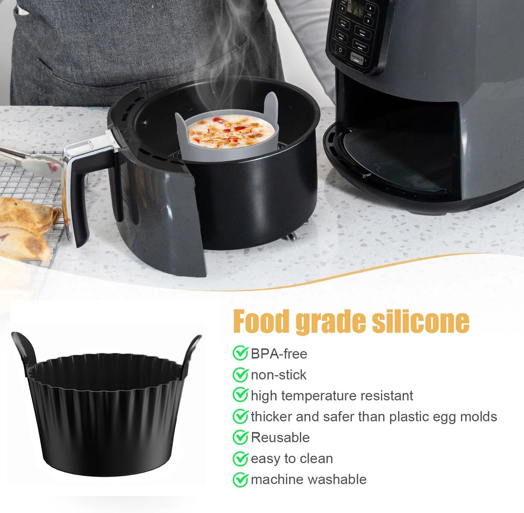 Moules silicone pour œufs et muffins — air fryer et four