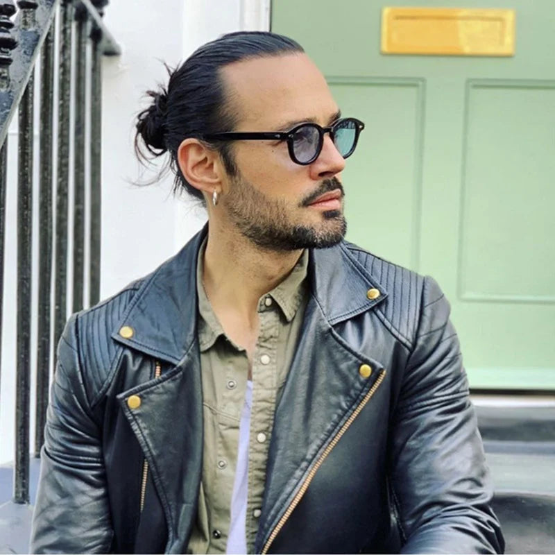 Lemtosh Sunglasses Man Johnny Depp Polarized Sun Glasses Woman Luxury Brand Vintage Acetate Frame Driver's Shade