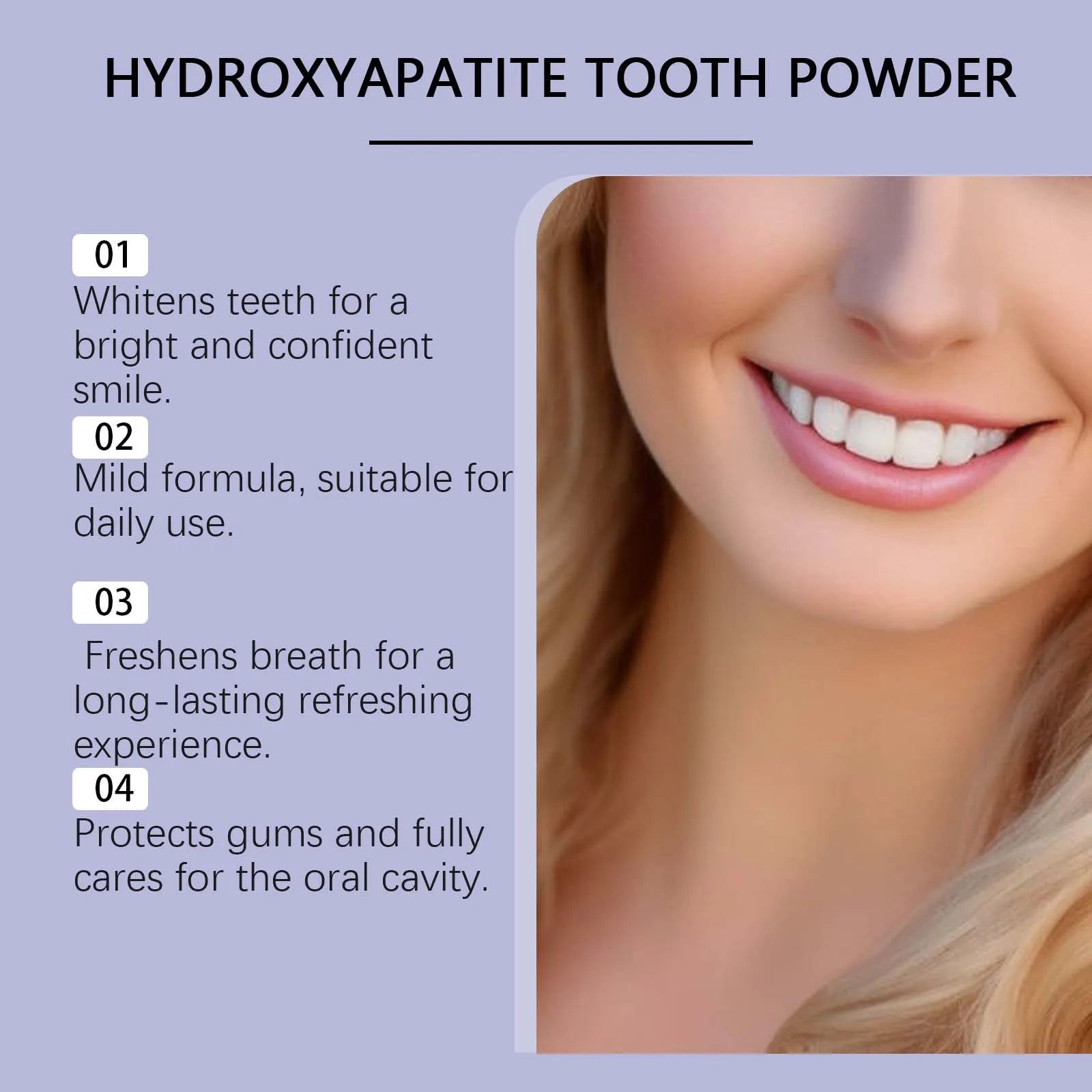 bucco-dentaires issante pour les dents Blanchiment naturel des dents Nettoyage en profondeur Souffle frais quotidien