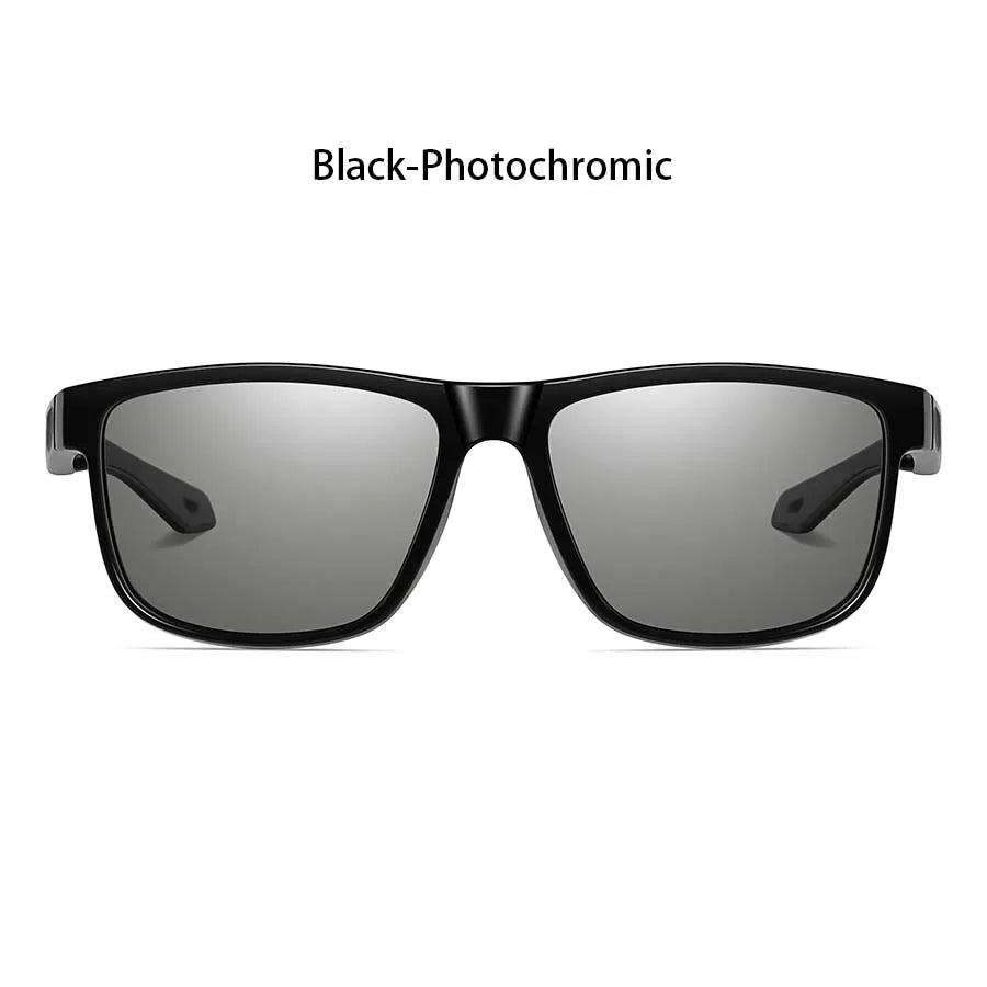 Photochromic Polarized Sports Vintage Sunglasses Men Women Fishing Cycling Driving Mountaineering Chameleon Sun Glasses