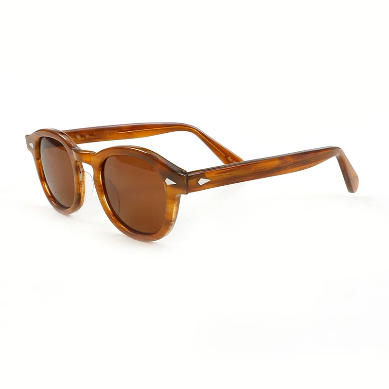 Johnny Depp Sunglasses Men Women Polarized Lemtosh Style Sun Glasses Brand Vintage Acetate Frame For Male Eyeglasses Eyewear