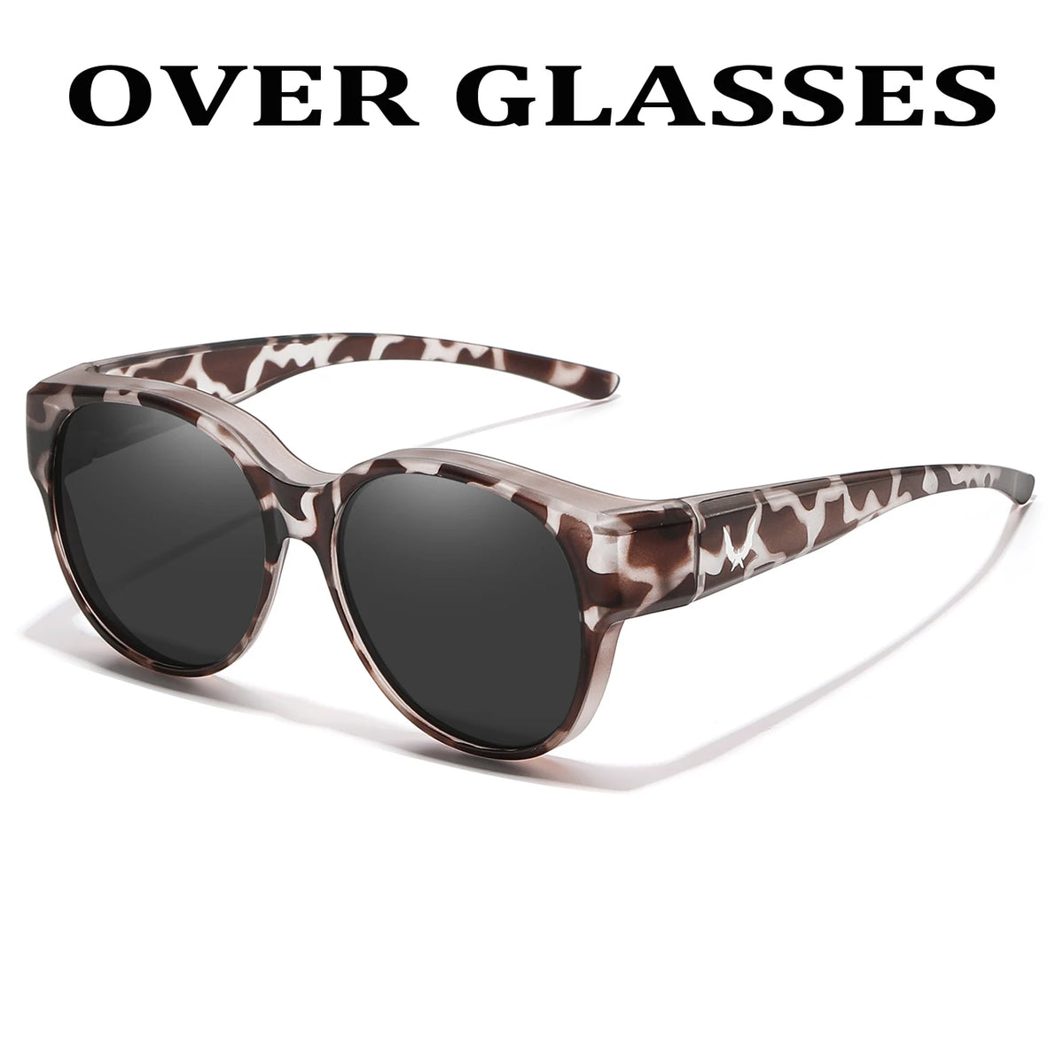 Men and Women's Fashion Round Over Sunglasses Daily Wear Cycling Shopping Fishing Running Glasses Unisex UV400 Eyewear