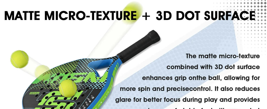 Padel Tennis Racket Carbon Fiber Diamond Shape EVA Core Power Control Padel Racquet for Advanced Players