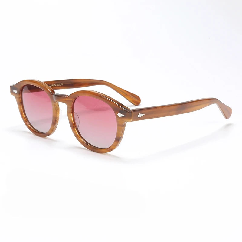 Johnny Depp Sunglasses Men Women Polarized Lemtosh Style Sun Glasses Brand Vintage Acetate Frame For Male Eyeglasses Eyewear