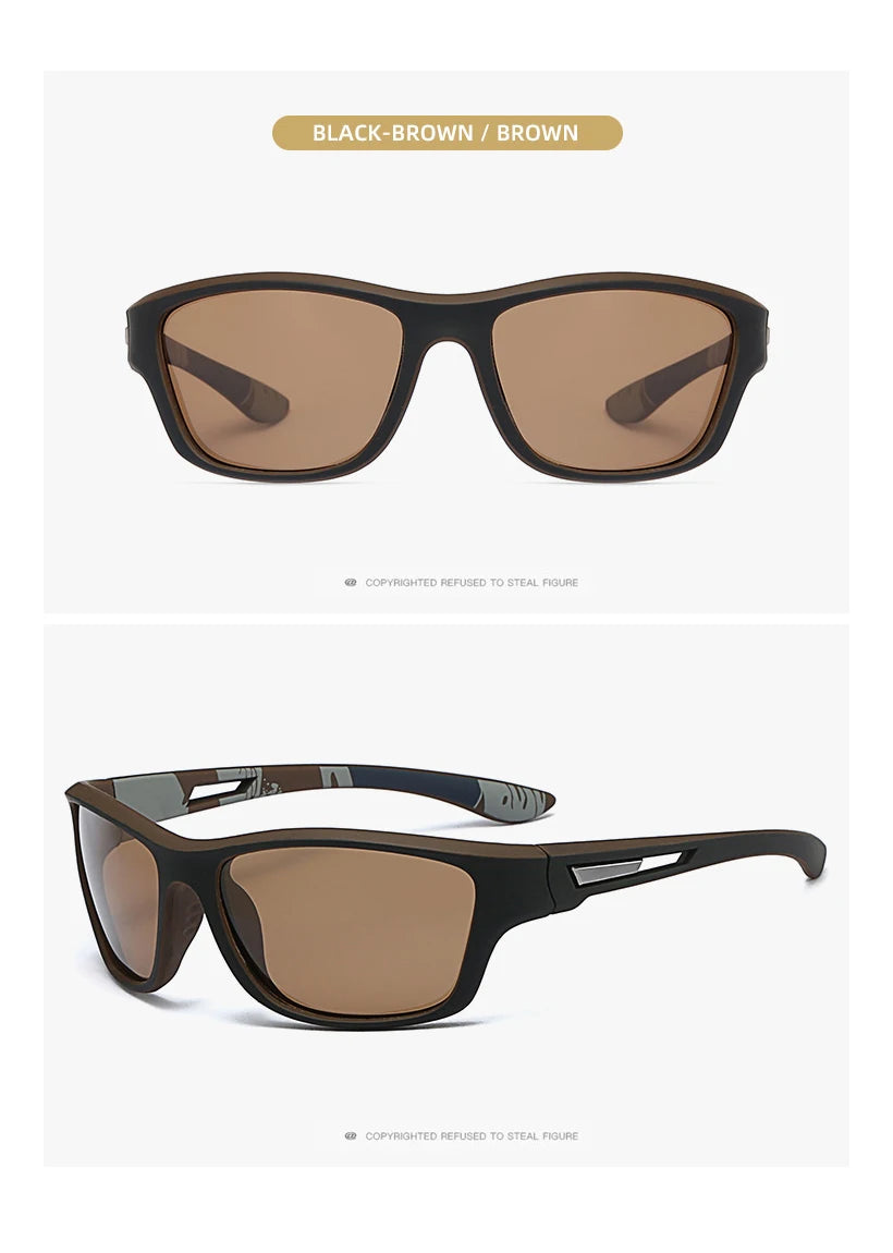 High Definition Polarized Sunglasses for Men Women Outdoor Sport Fishing Sun Glasses UV400 Protection Driving Eyeglasses