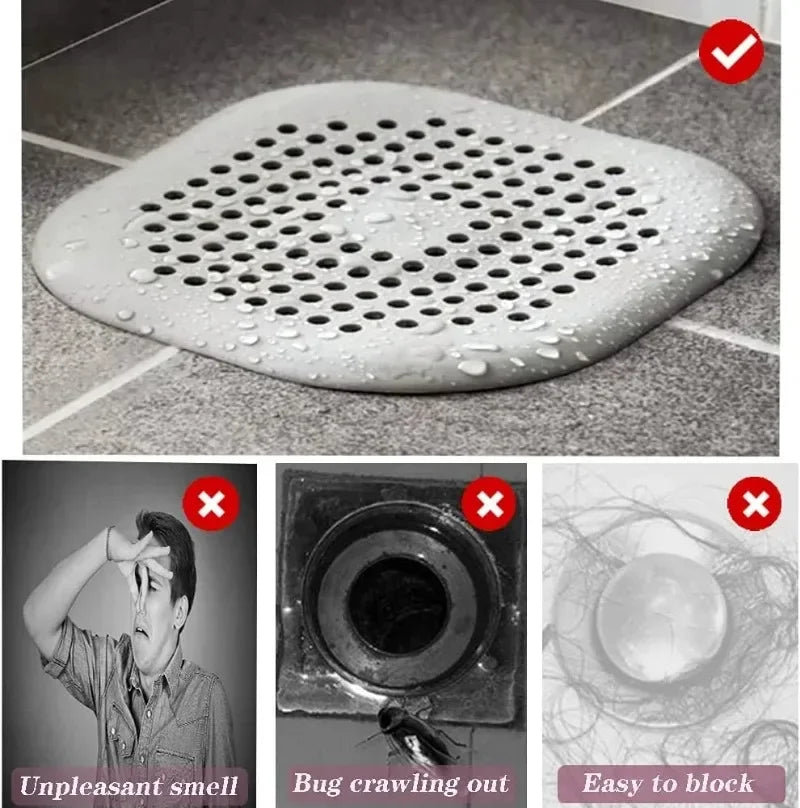 Plug Stopper Kitchen Sewer Silicone Bathroom Floor Bathtub WaterFilter Home Accessories Shower Drain Hair Catcher Sink Strainer