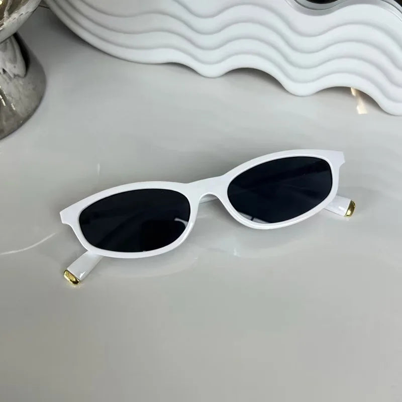 Vintage Small Frame Women's Kitten Glasses High-end Sunglasses Woman Luxury Brands Original Lunettes Femmes 802346