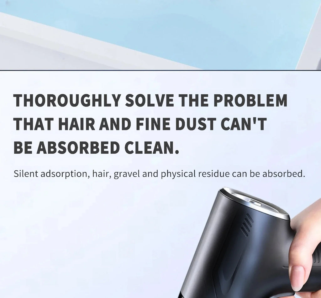 CENRR 98000PA Powerful Mini Car Vacuum Cleaner Cordless Wireless Car Cleaner HandHeld Portable Vacuum Cleaner Air Gun