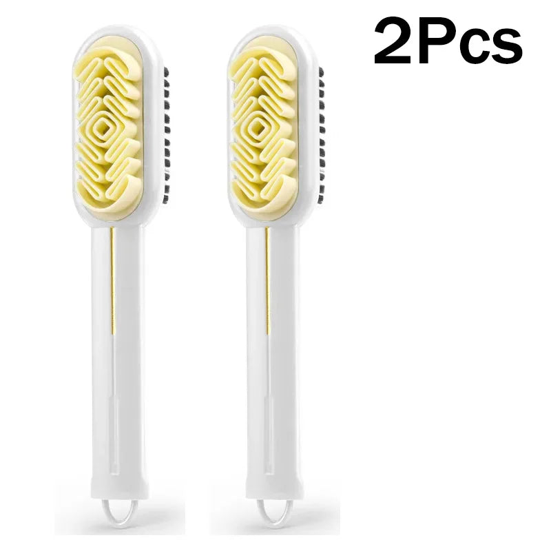 Brosse et gomme 2 en 1 pour chaussures en daim et nubuck, outil de nettoyage multifonction