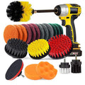 22 /3Pcs Electric Drill-Brush Kit Power Scrubber Brush For Carpet Bathroom Surface Tub Furniture Shower Tile Tires Cleaning Tool