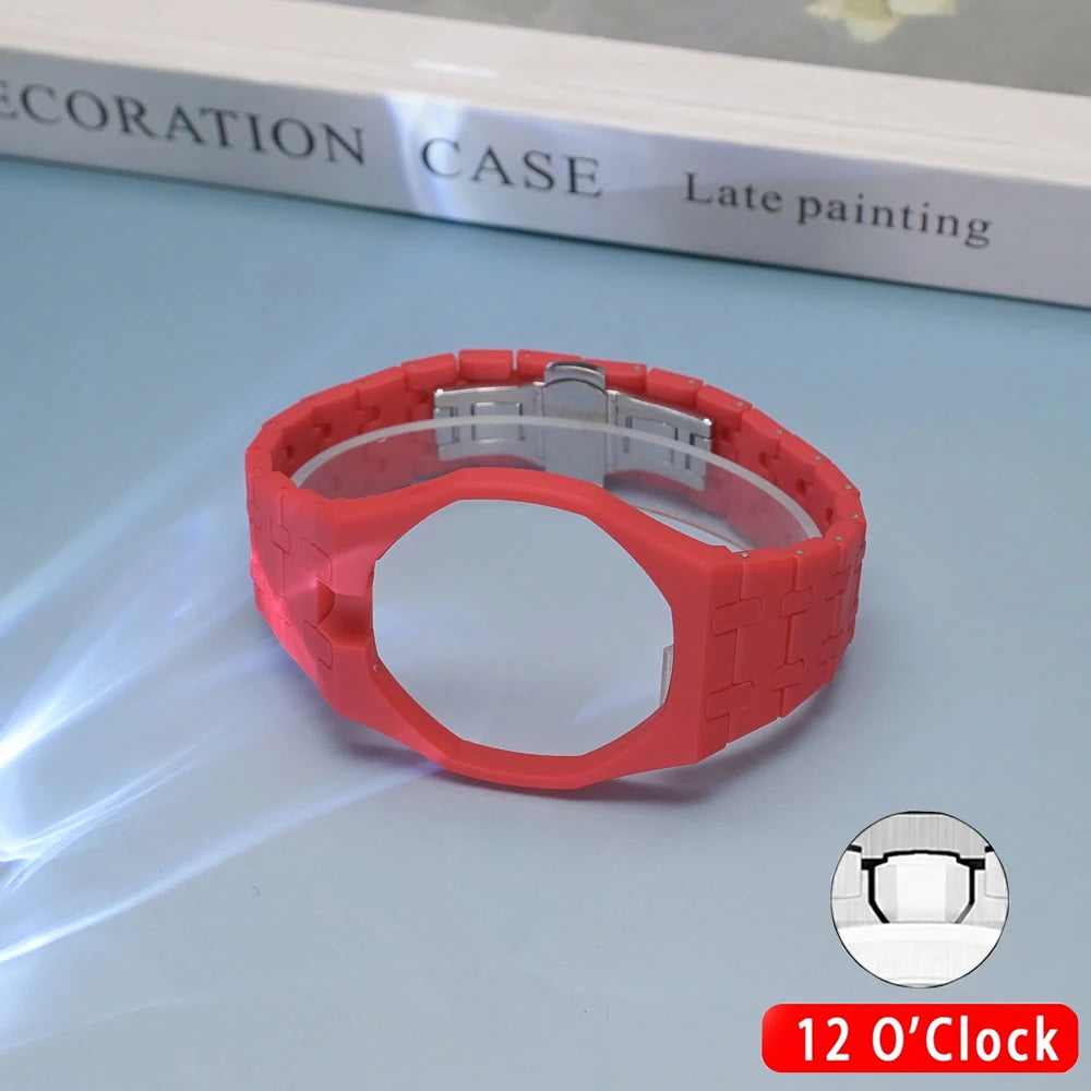 Luxury Modification Kit for Swatch X AP Royal POP Plastic Ceramics Watch Case Strap Pocket Changer To Wristwatch