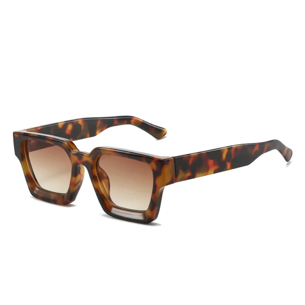 KLASSNUM Men Square Frame Sunglasses 2026 Luxury Brand Designer Sun Glasses Retro Trendy Shades UV400 Unisex Women Glasses New