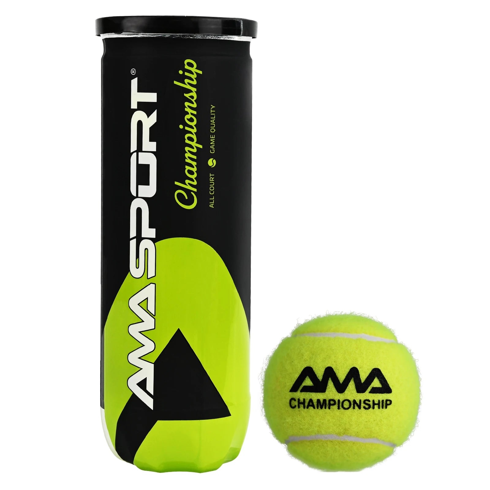 AMASPORT Professional Tennis  Padel Paddle Training Ball 3Pcs Match Balls High Elasticity Resistant Durable Excesice