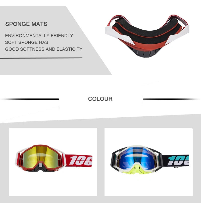 Lunettes de course de motocross pour hommes, lunettes de moto, lunettes de cyclisme, nouveau,