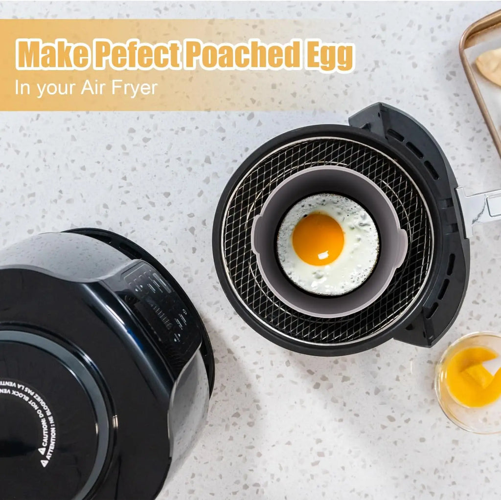 Moules silicone pour œufs et muffins — air fryer et four