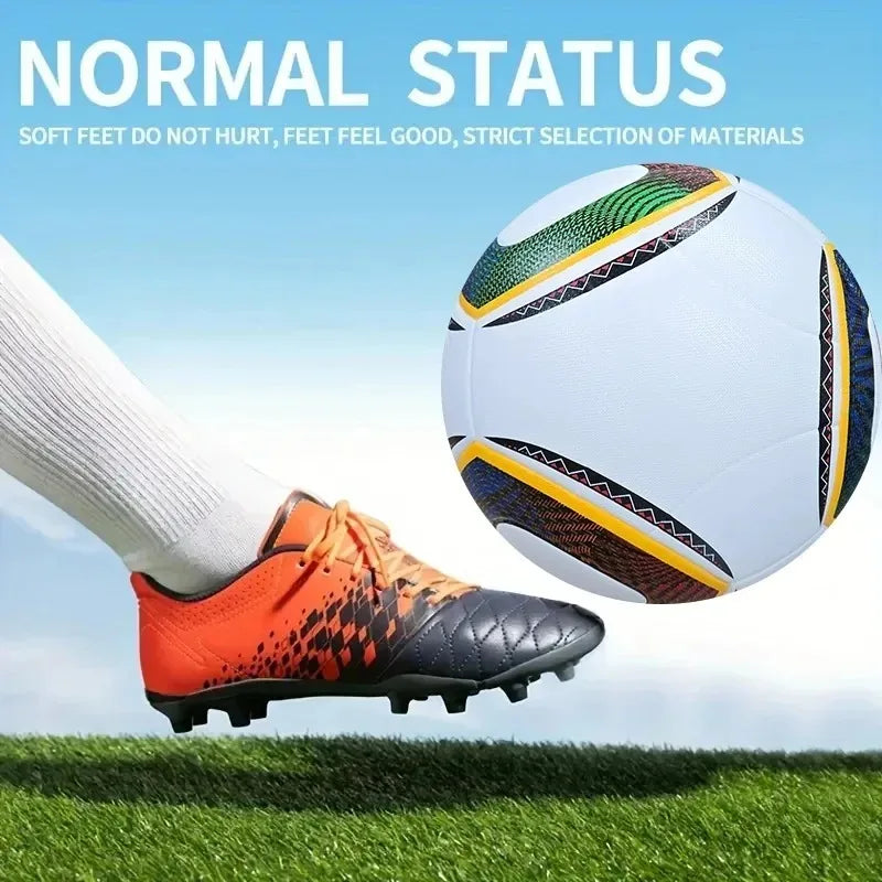 Football for Men High Quality Size 5 PU Adult futebol Kids Outdoor Sports Training balls 2010 Game Professional Team Soccerball