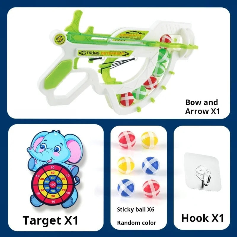 Montessori Throw Sport Slingshot Target Sticky Ball Dartboard Basketball Board Games Educational Outdoor Game Toy