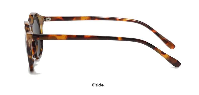 Retro Round Polarized Sunglasses Men Women Classic Leopard Frame Sun Glasses Fashion Black Driving Male Female Goggles UV400