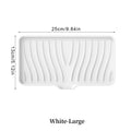 1-Pack Silicone Drain Soap Box Kitchen Bathroom Anti-slip Sink Tray Creative Washing Table Soap Tray Free Punch Drain Rack