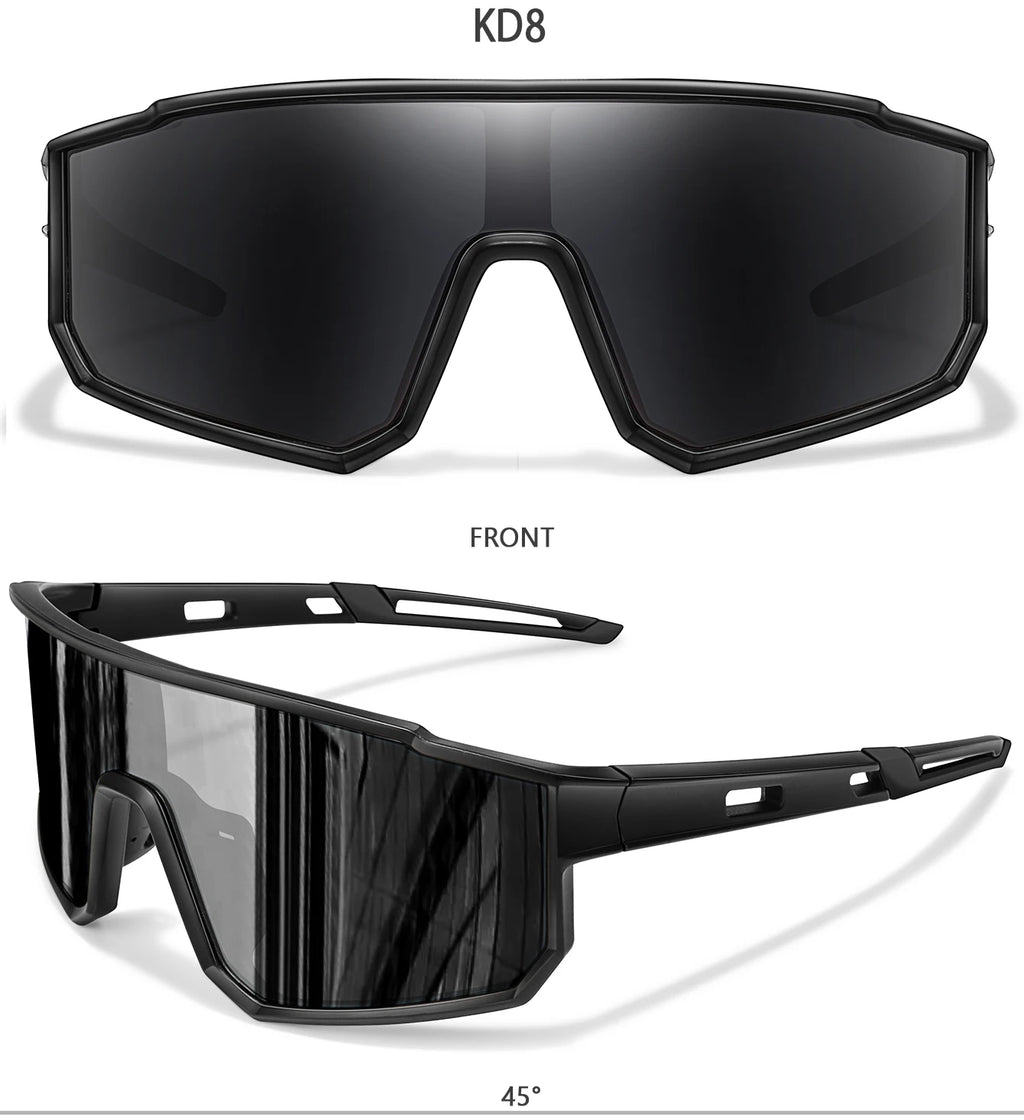 Trendy Fishing Sunglasses for Men and Women Casual Windproof Eyewear with UV Protection for Outdoor Sports, Running Cycling