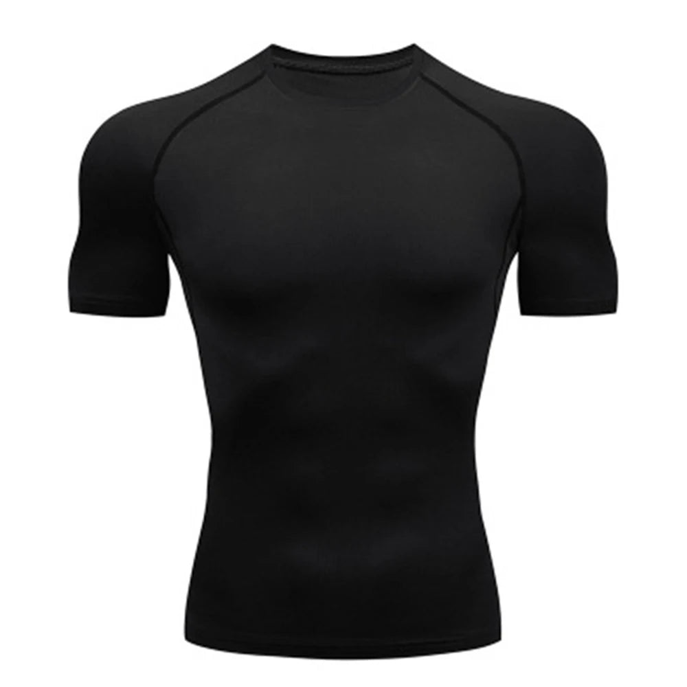 Sport T Shirt Men Quick Dry Short Sleeve Sport Tee Tops Gym Fitness Compression Shirt Training Running T-Shirt Men