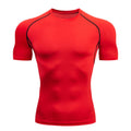 Sport T Shirt Men Quick Dry Short Sleeve Sport Tee Tops Gym Fitness Compression Shirt Training Running T-Shirt Men