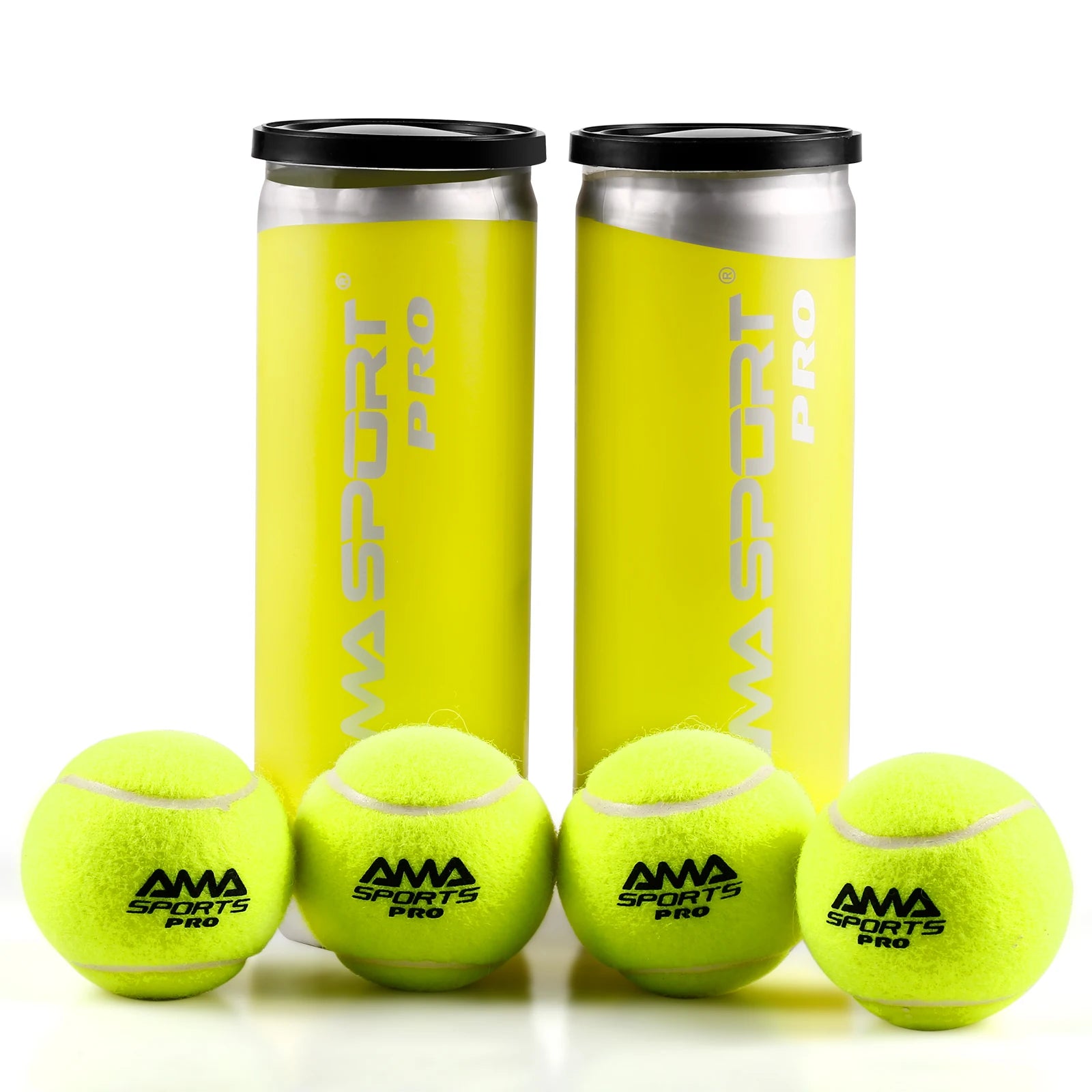 Padel Balls Pack of 3-Durable Tournament Grade Padel Balls - Optimal Bounce Padel Balls for Professional and Amateur Players