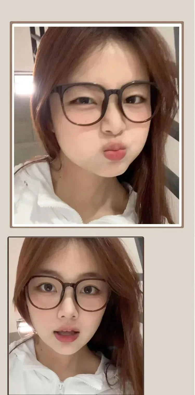 Ultralight Women Short-sighted Eyewear Unisex Round Myopia Glasses Blue Light Minus Diopter Eyeglasses Retro Clear Lens Glasses